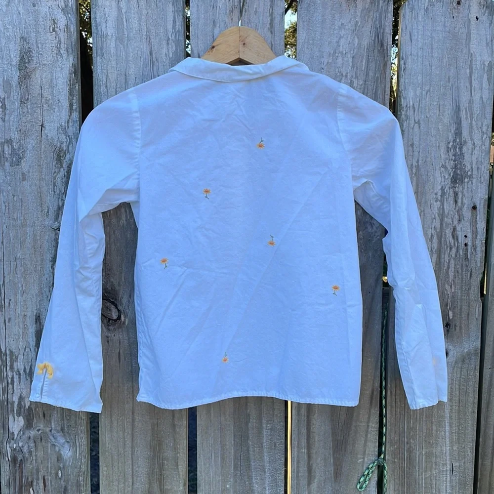 Gymboree Flowered Blouse Sz 12